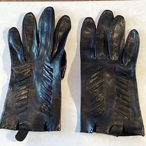 WILSON LEATHER gloves - black